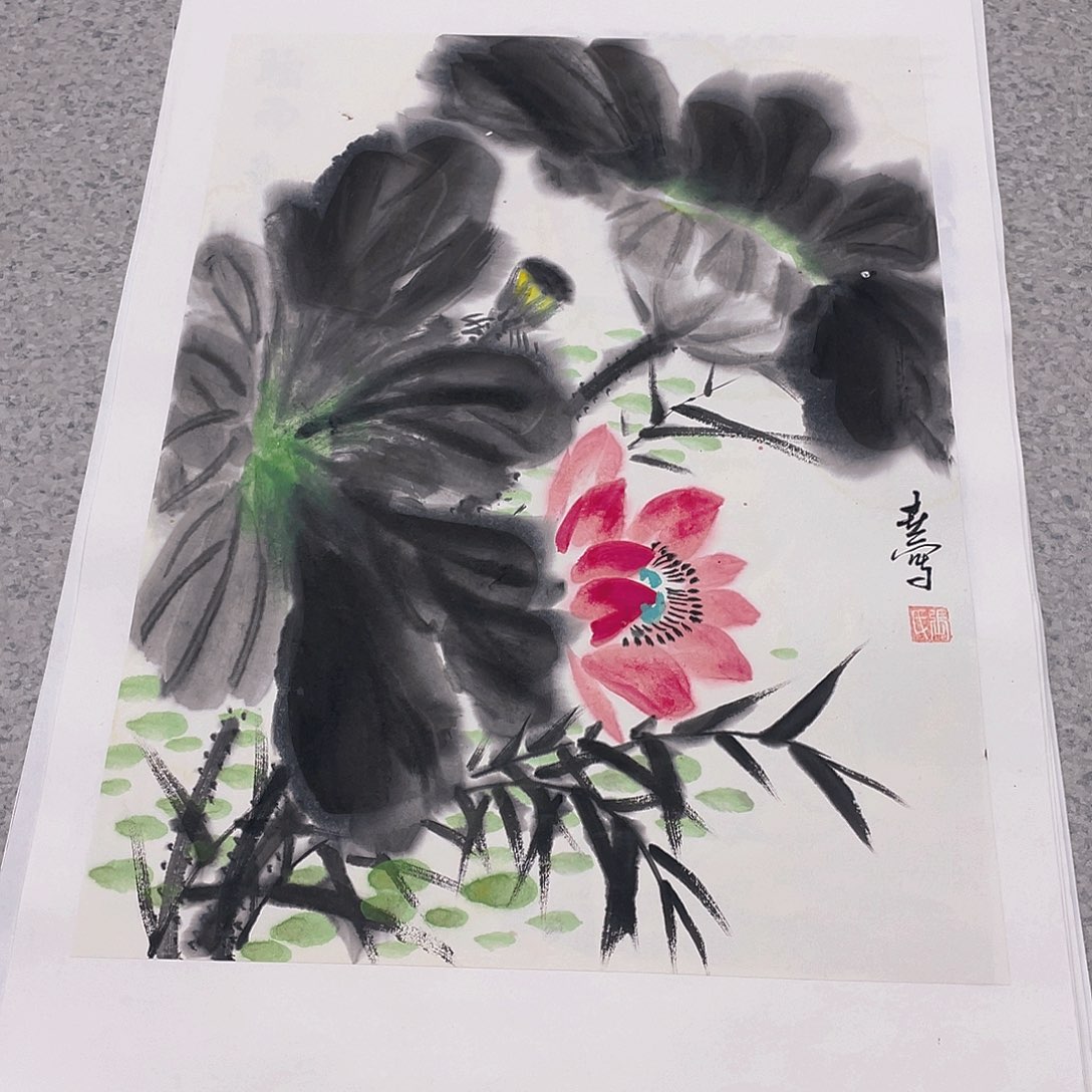 国画1.4平尺国画作品