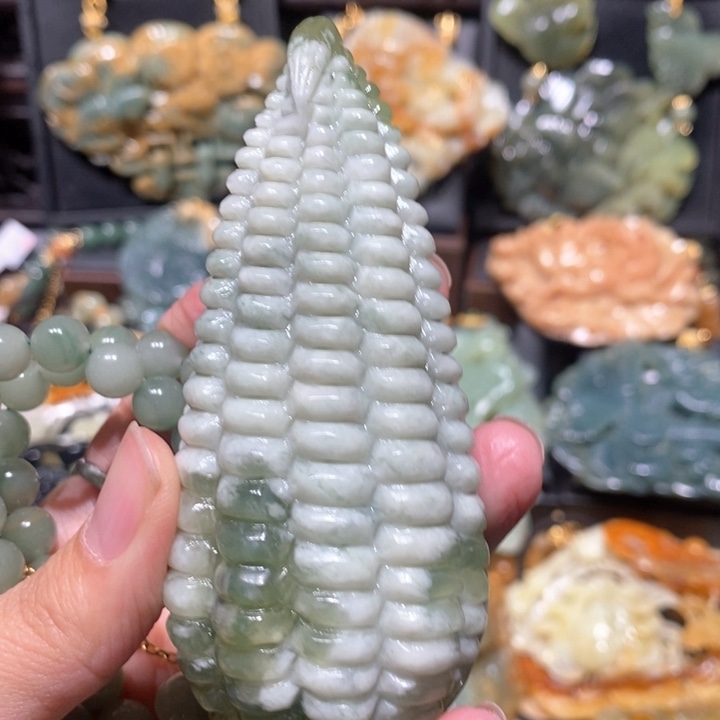 岫玉毛衣链未镶嵌