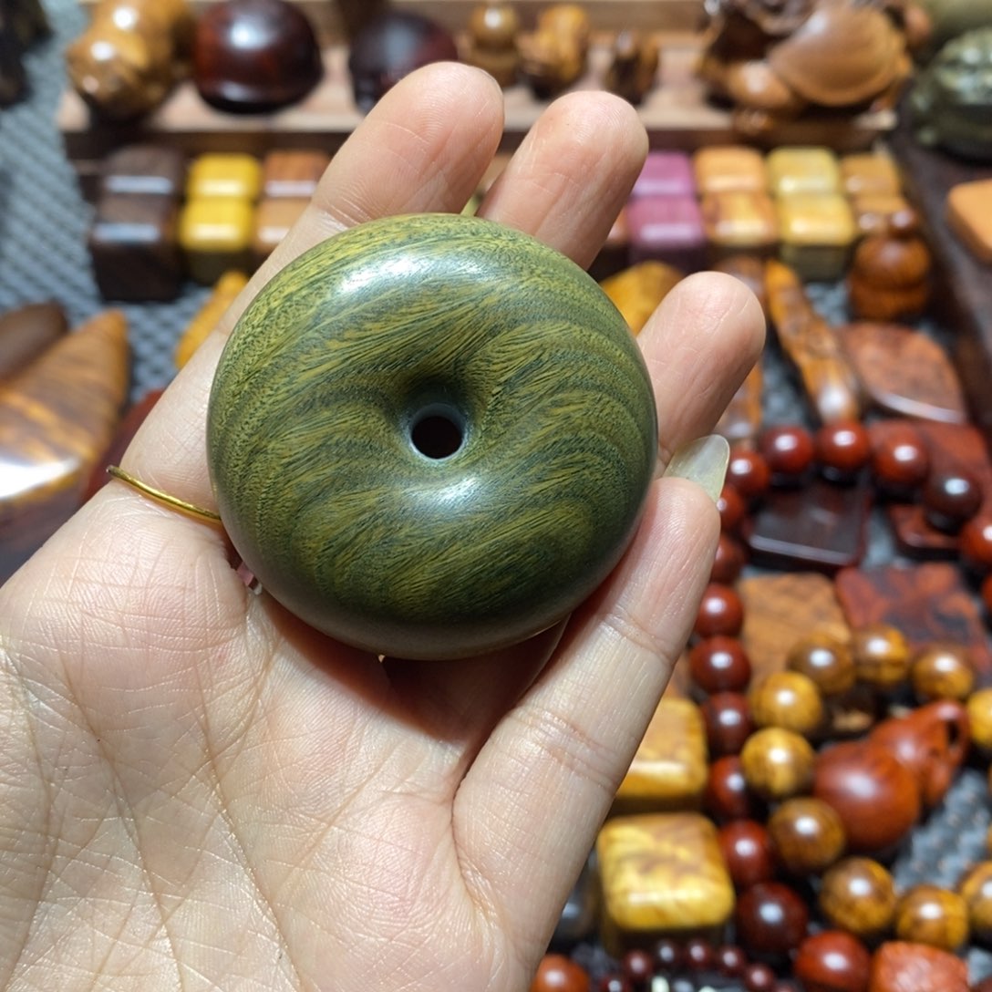 木绿檀木5.1直径平安扣