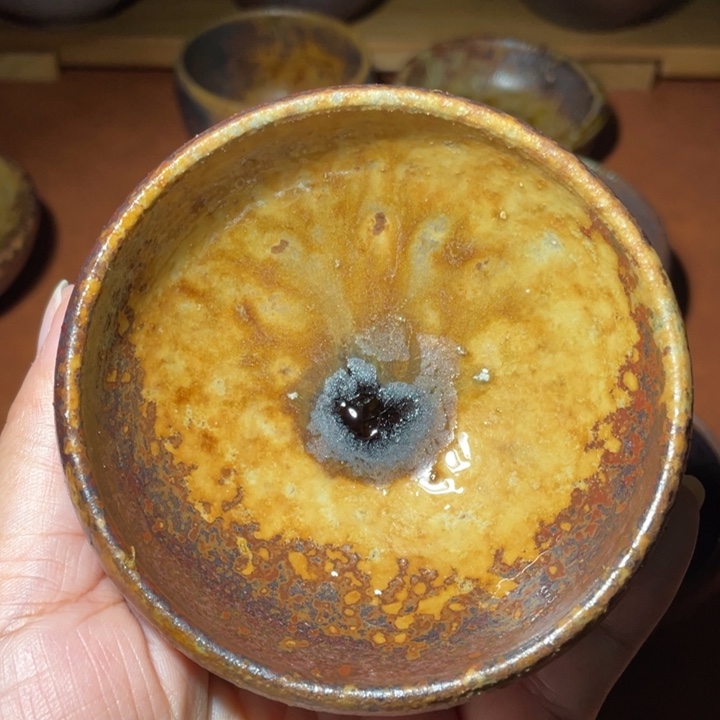 王***星茶盏柴烧自然落灰烧