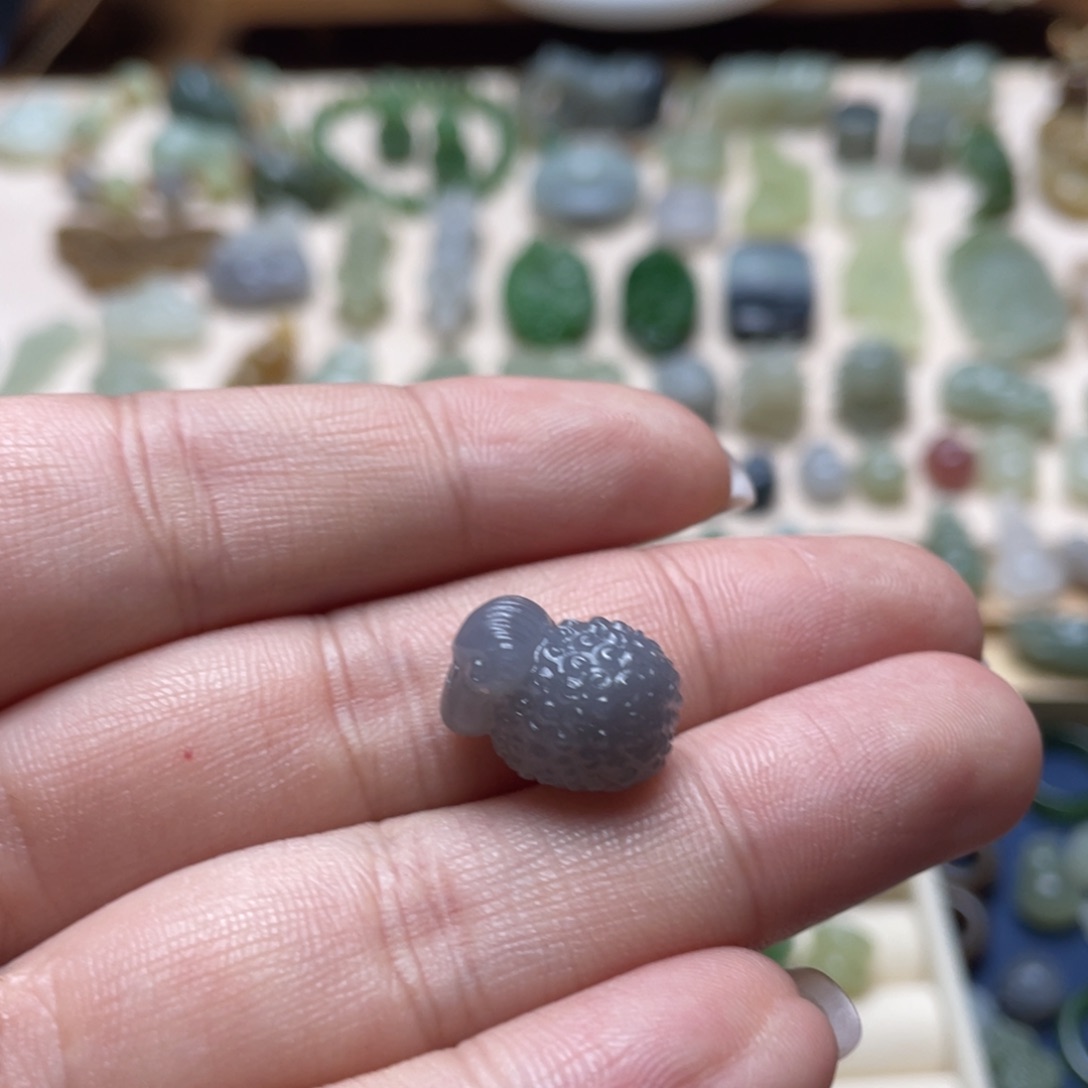 初***七和田玉未镶嵌吊坠(不含链)