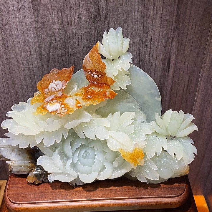 蛇纹石玉（覆膜）珠宝奇石合金