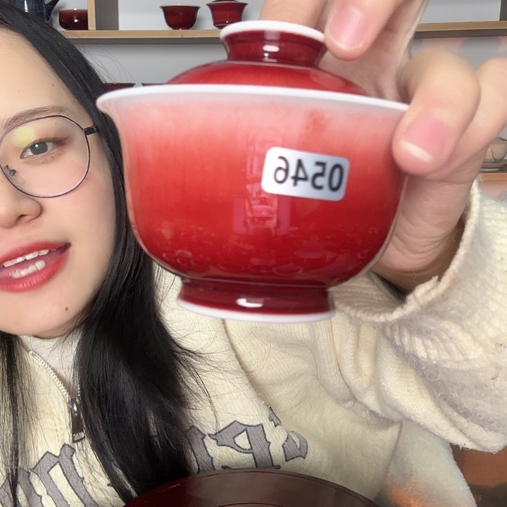 瓷片景德镇郎红陶瓷