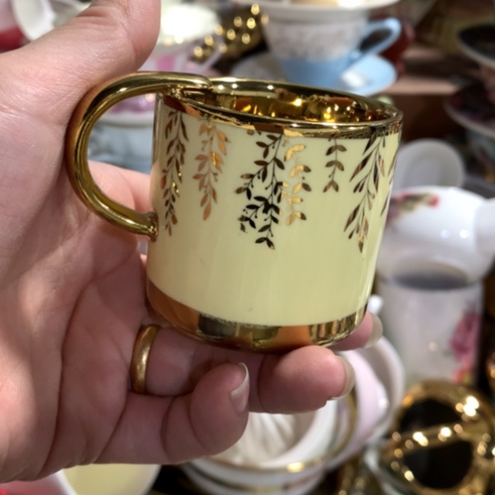 瓷片微瑕陶瓷处理介意请慎拍60毫升脱金