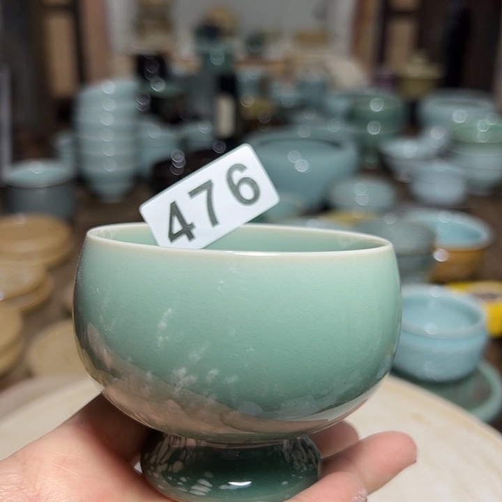 小米茶器龙泉青瓷流*