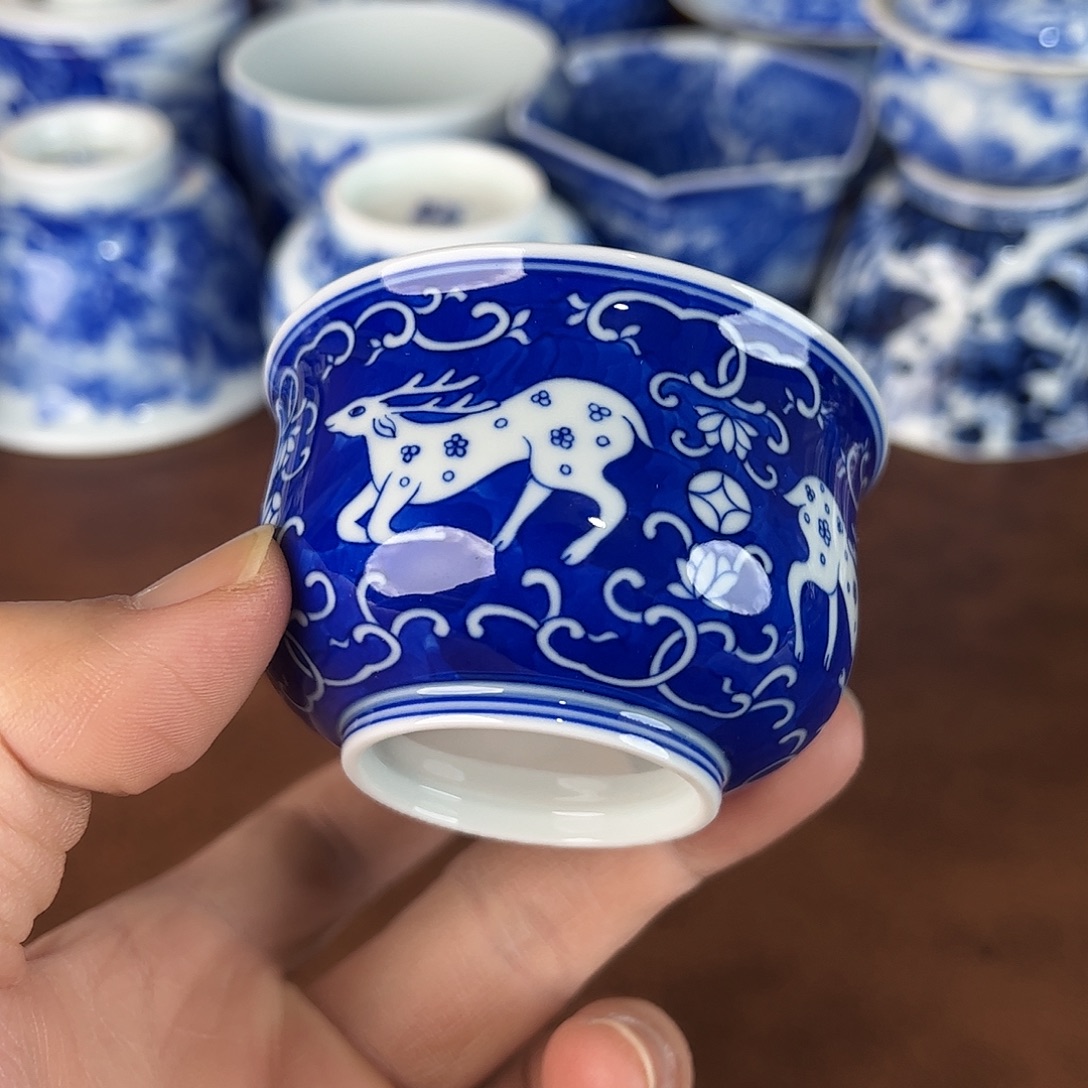 瓷片景德镇全手工手绘陶瓷