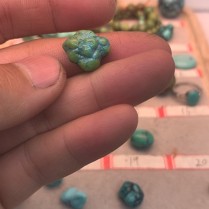 绿松石未镶嵌吊坠(不含链)