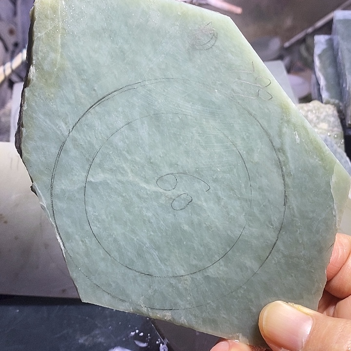 啊***连和田玉未镶嵌手镯加工定制