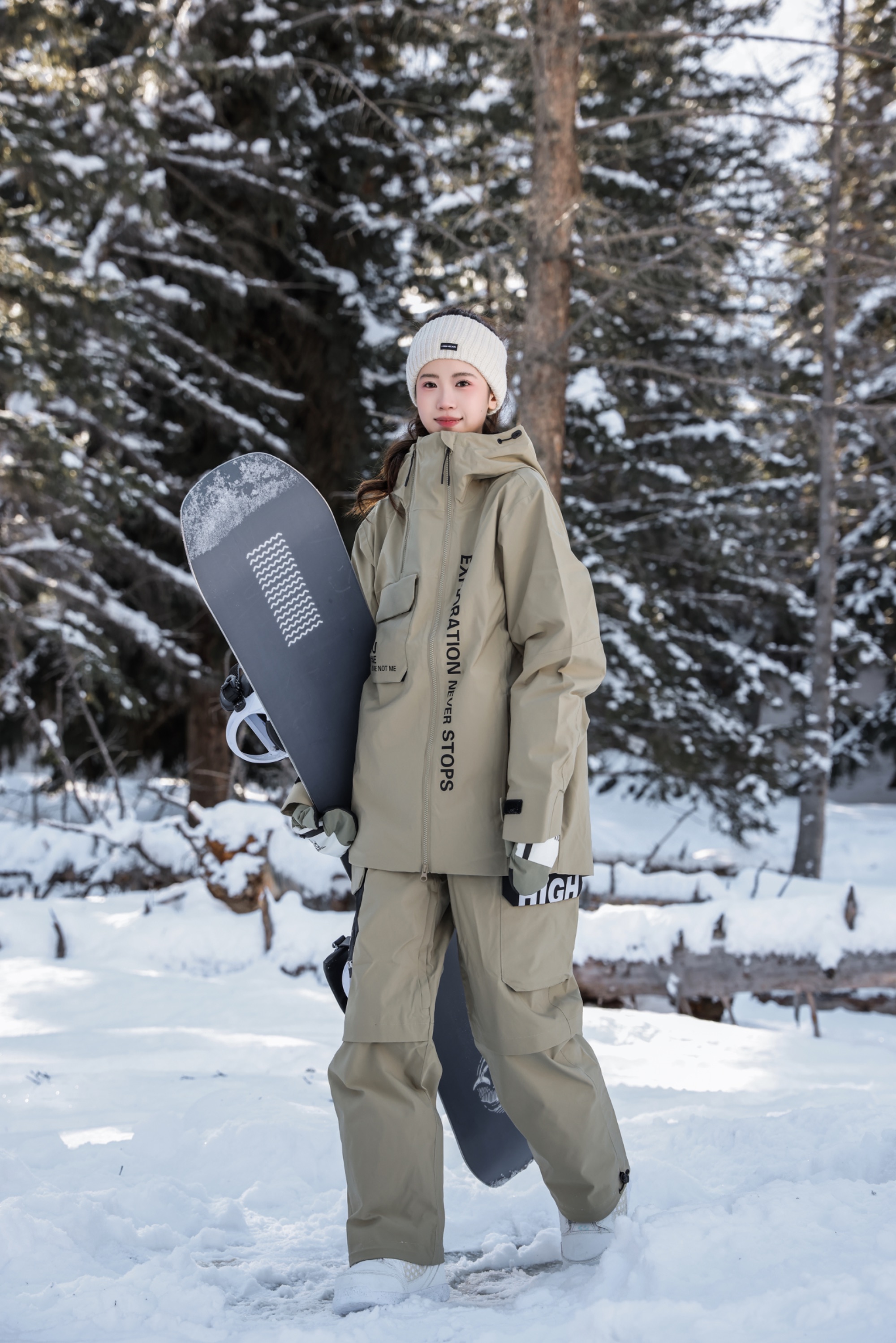 【五折清】综艺同款专业滑雪服硬壳套装男女款防水保暖13117+13119