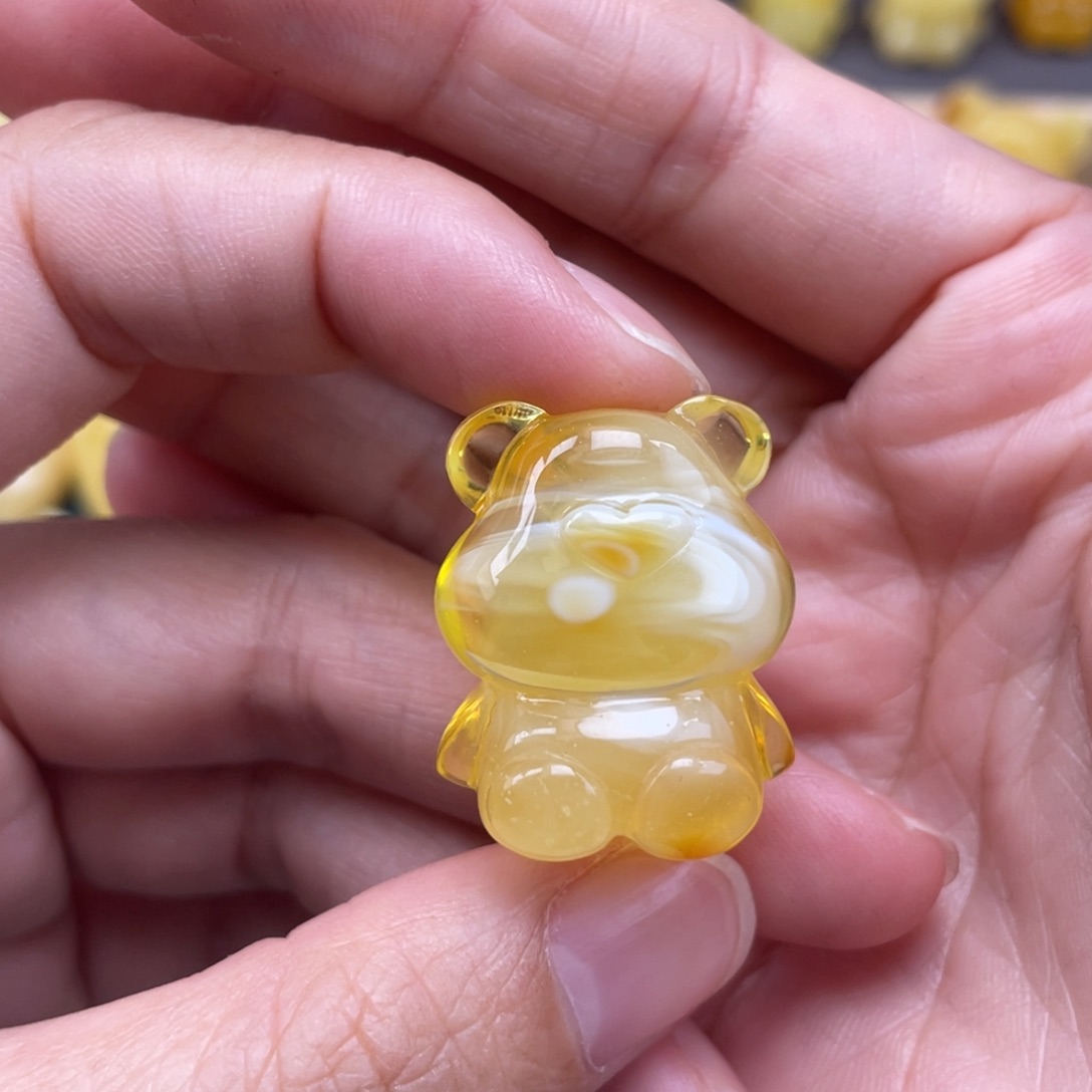 裸石琥珀未镶嵌蜜蜡