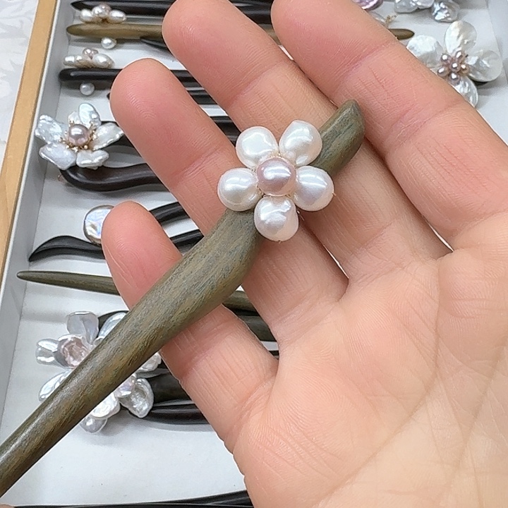 淡水珍珠珍珠银S925镶嵌