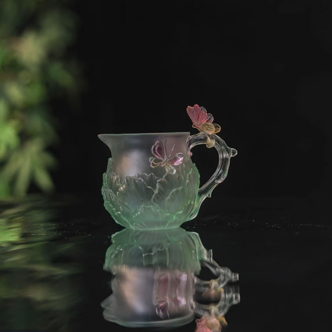 心缘堂蝶恋花公道杯（现货190ml）