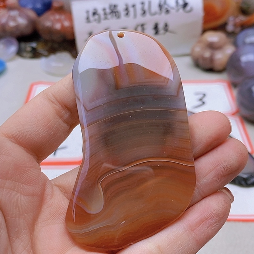 【闪购商品】未镶嵌玛瑙/玉髓珠宝半成品艾*