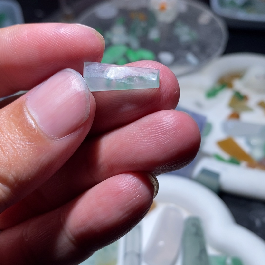 定制翡翠未镶嵌随行料