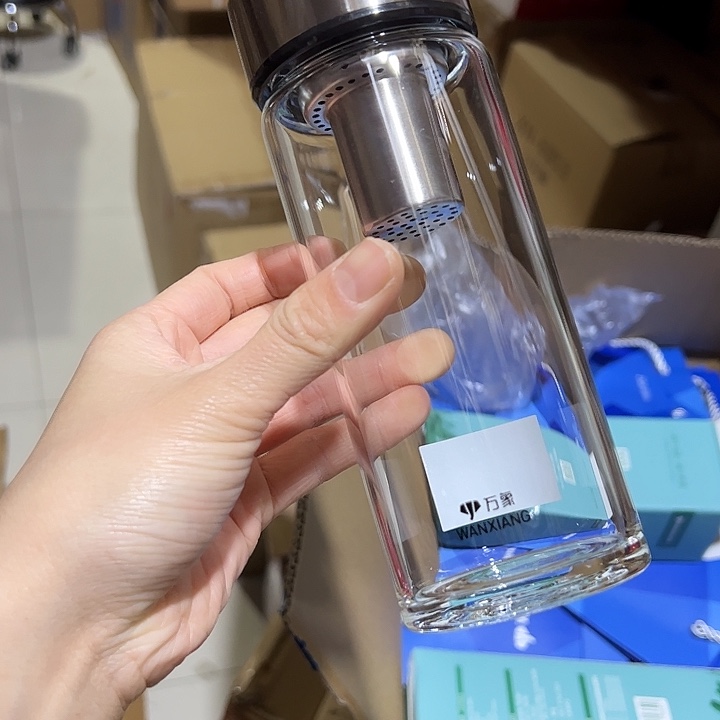 万象u302j单层烫手玻璃杯380