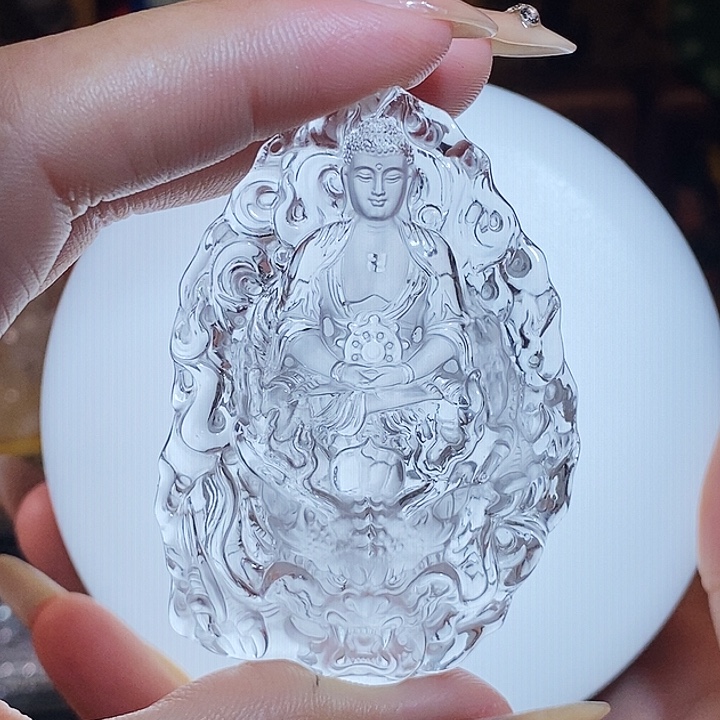 东***孩水晶颈饰未镶嵌吊坠