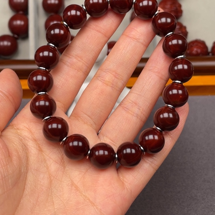 沧***舟手串/手链橄榄核正圆光柱