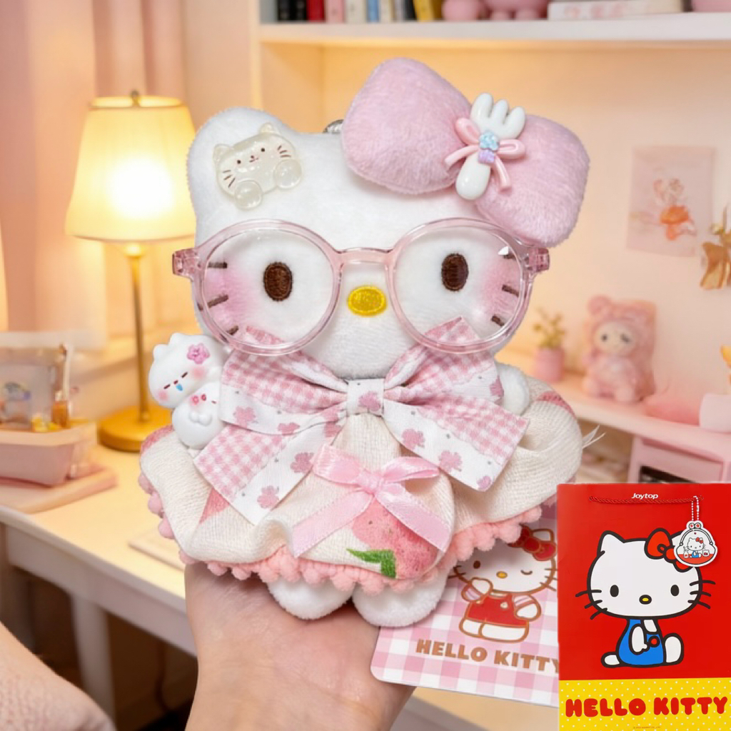 正版hellokitty樱花奶芙kt三丽鸥kt包包挂件书包送人生日礼物女