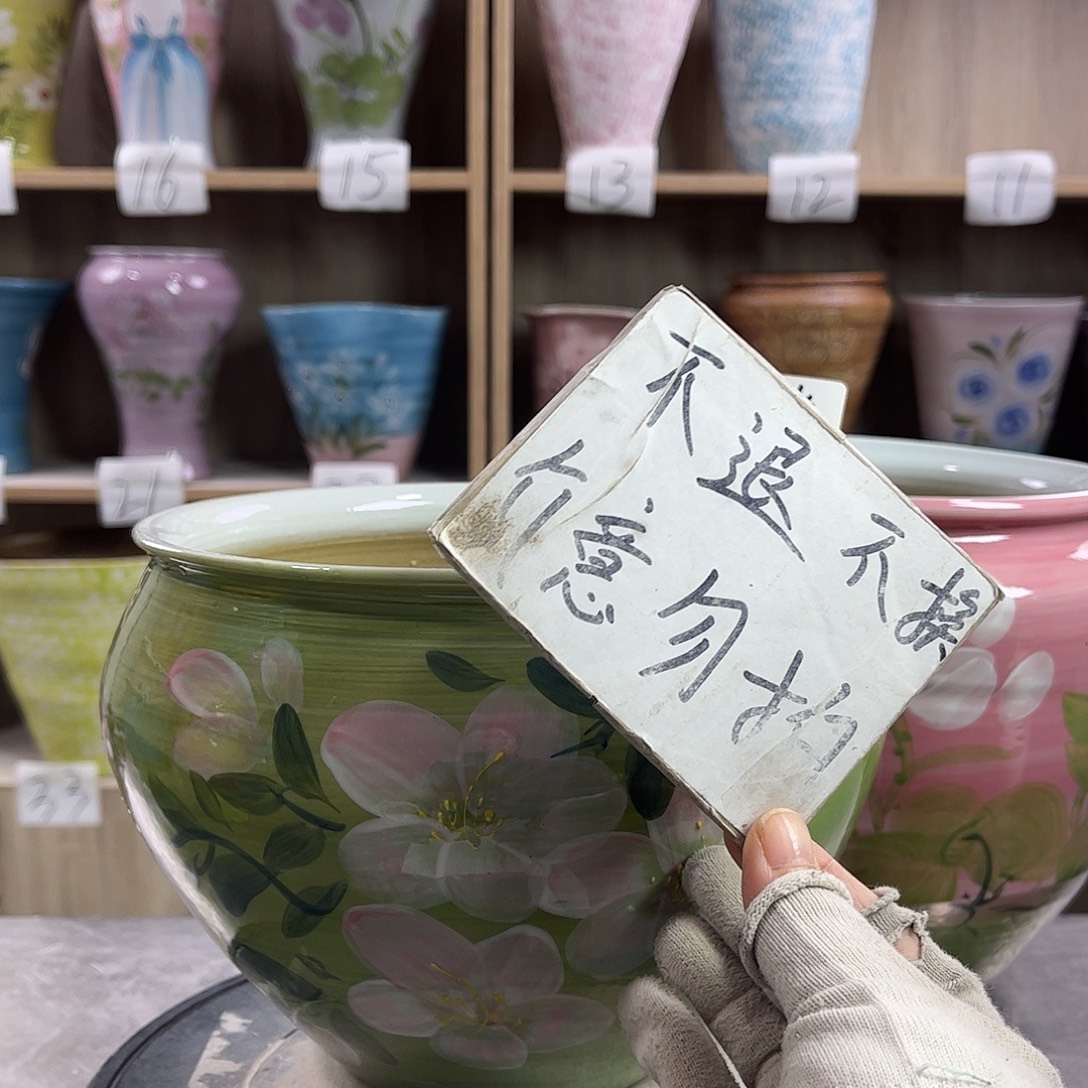 景德镇陶瓷花盆花盆