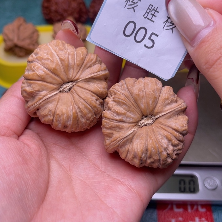 把件文玩核桃南瓜墩41.005