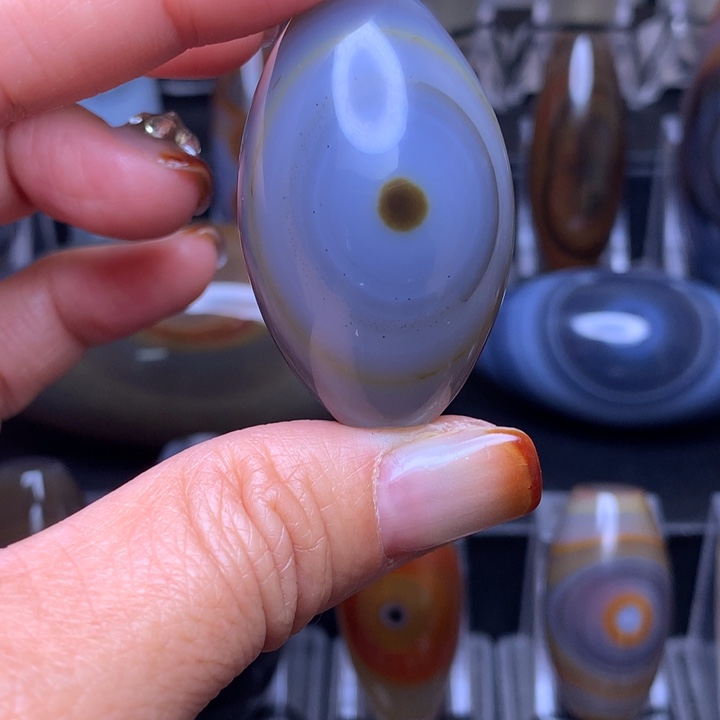 玛瑙/玉髓合金颈饰