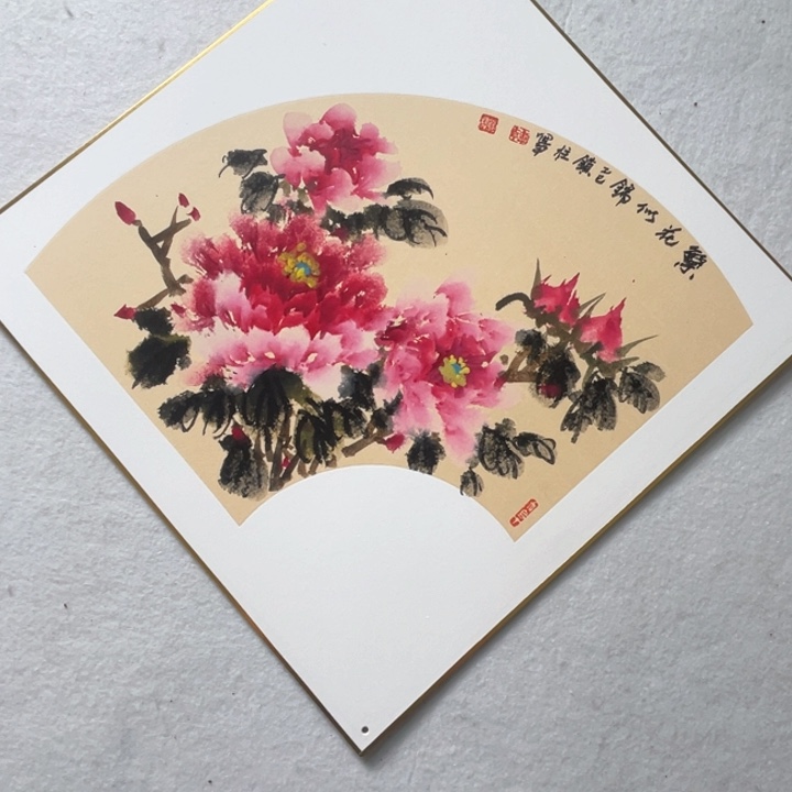 国画韩锁柱老师作品繁花似锦