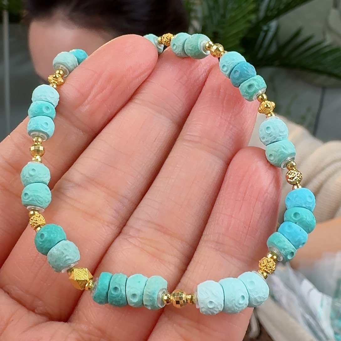 绿松石珠宝奇石未镶嵌