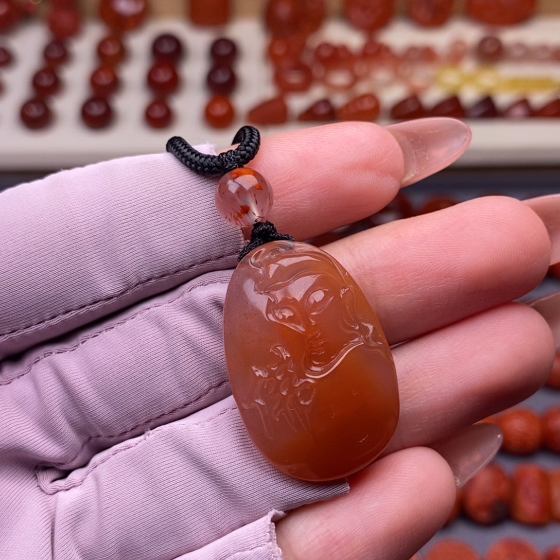 南红玛瑙未镶嵌配饰