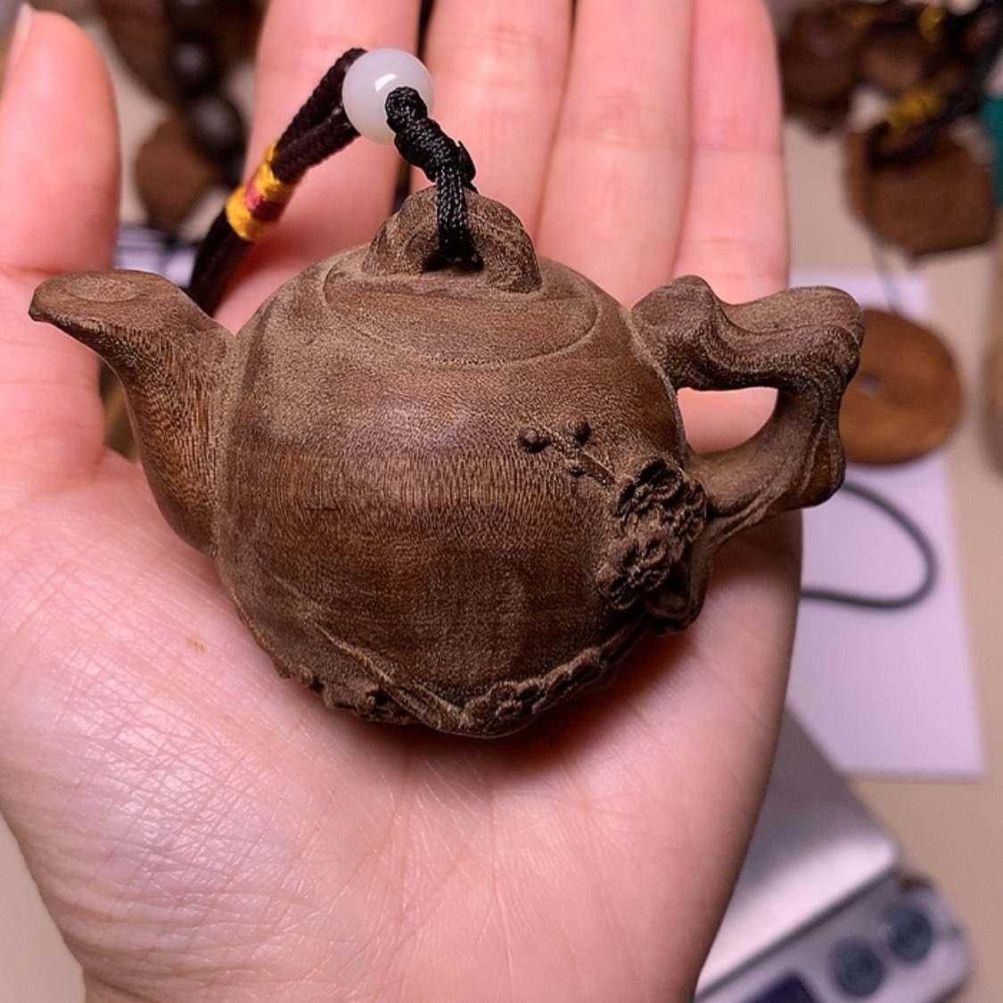 【闪购商品】檀香木手串/手链檀香把把壶