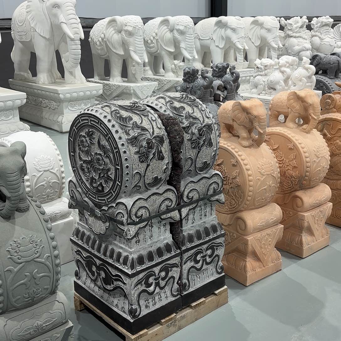 广西石青石抱鼓石好啊