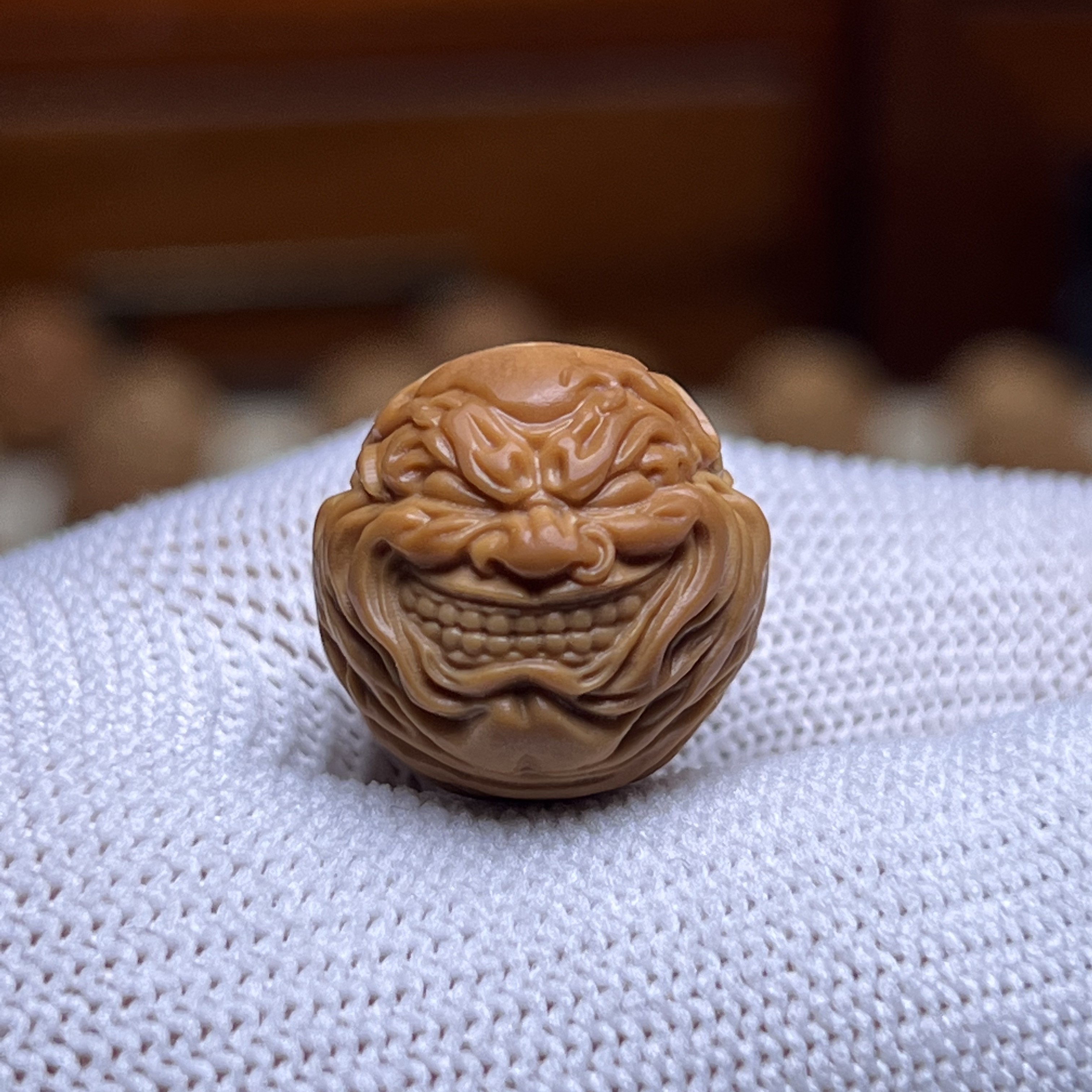 『精工魔王佛爷恶僧』猴头雕刻单颗配饰挂件礼物全品有正常封口线