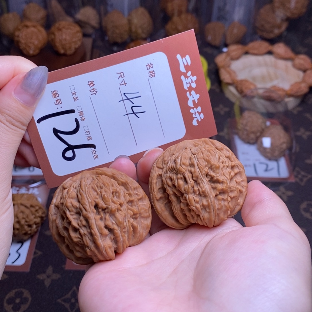 文玩核桃把件44拱桥楼126