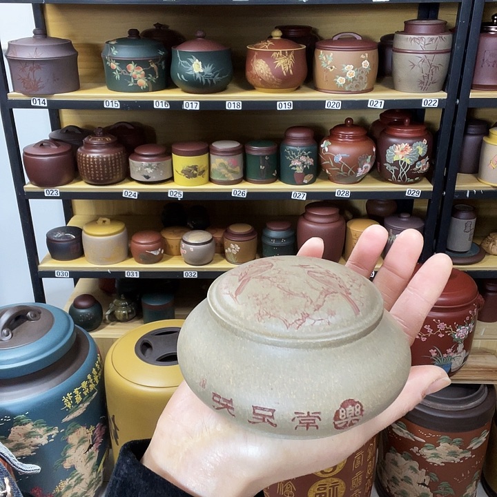紫砂茶叶罐自*紫砂茶叶罐