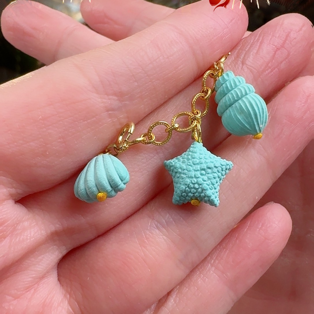 绿松石珠宝奇石18K金镶嵌