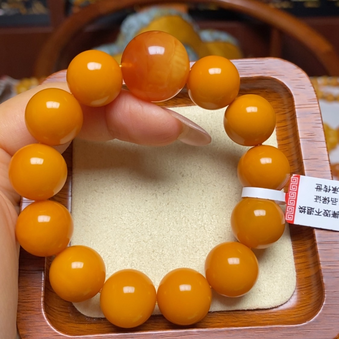 【闪购商品】蜜蜡手链未镶嵌手串