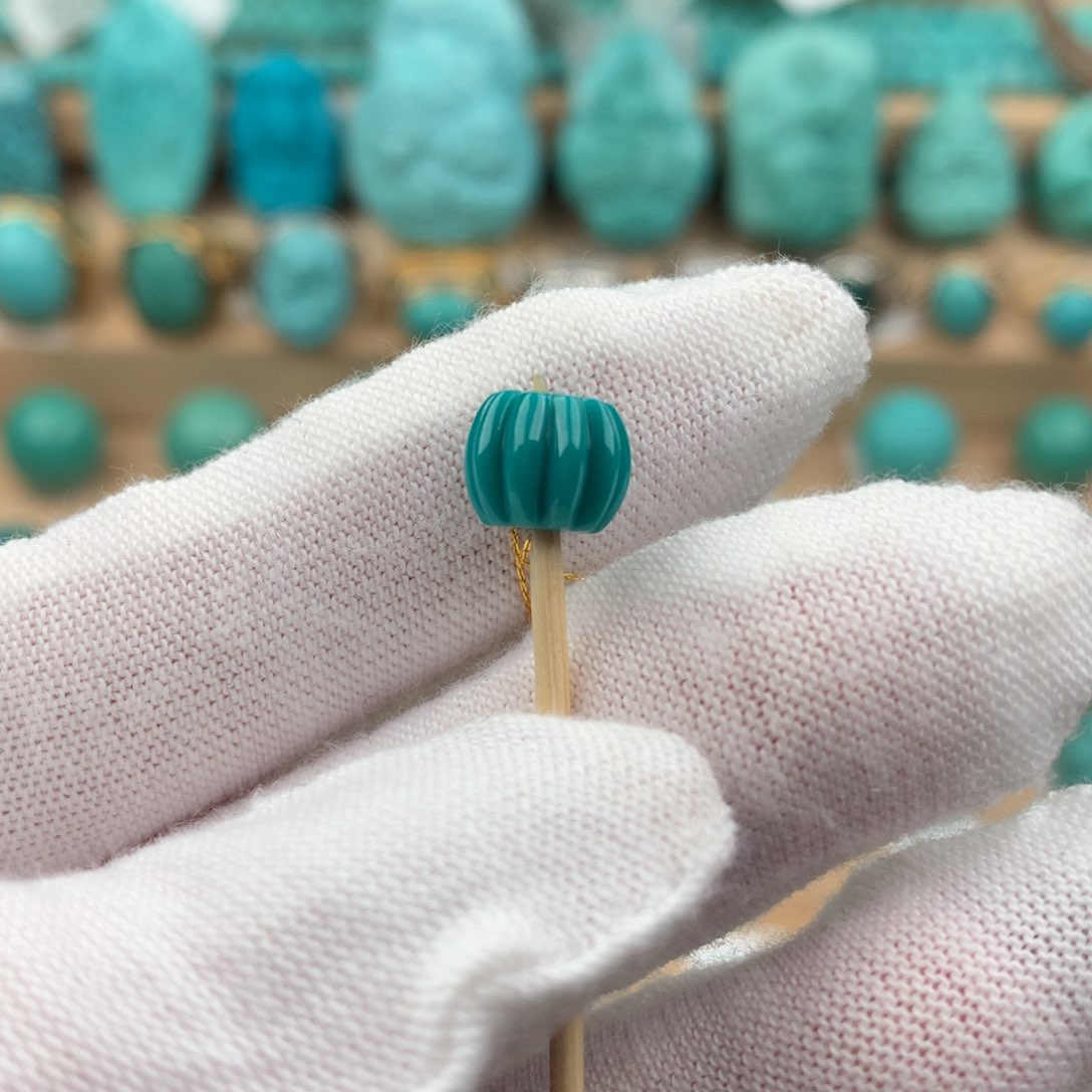 绿松石配饰未镶嵌卡8*7