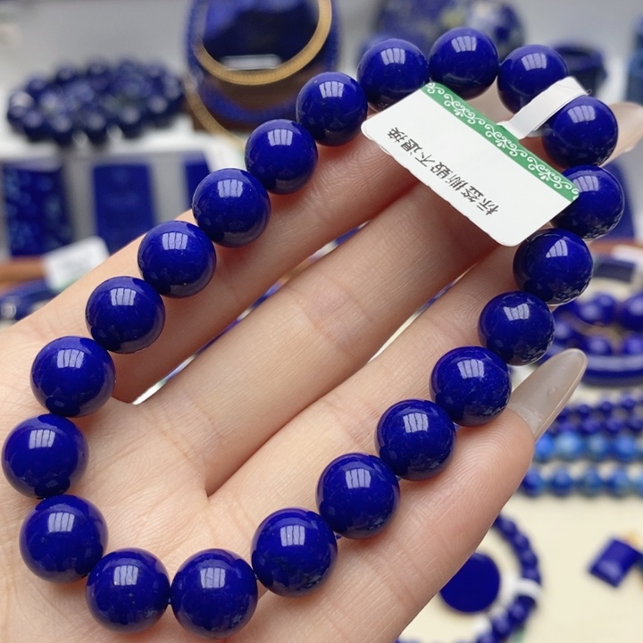 T***g青金石未镶嵌手链9.8mm