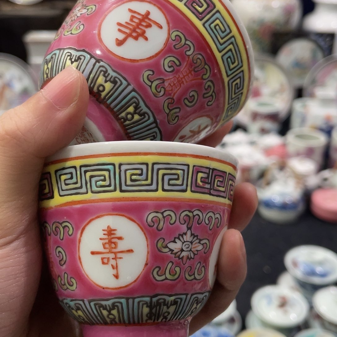 瓷片景德镇陶瓷茶具手绘