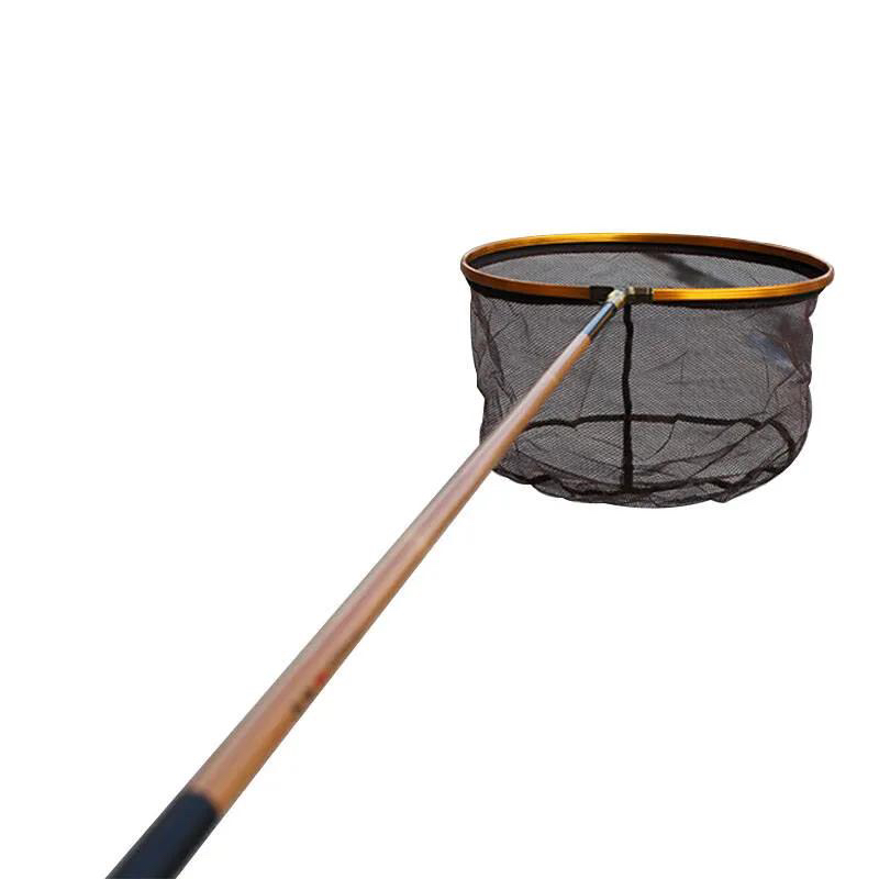 可伸缩不锈钢抄网捞鱼神器户外垂钓用具