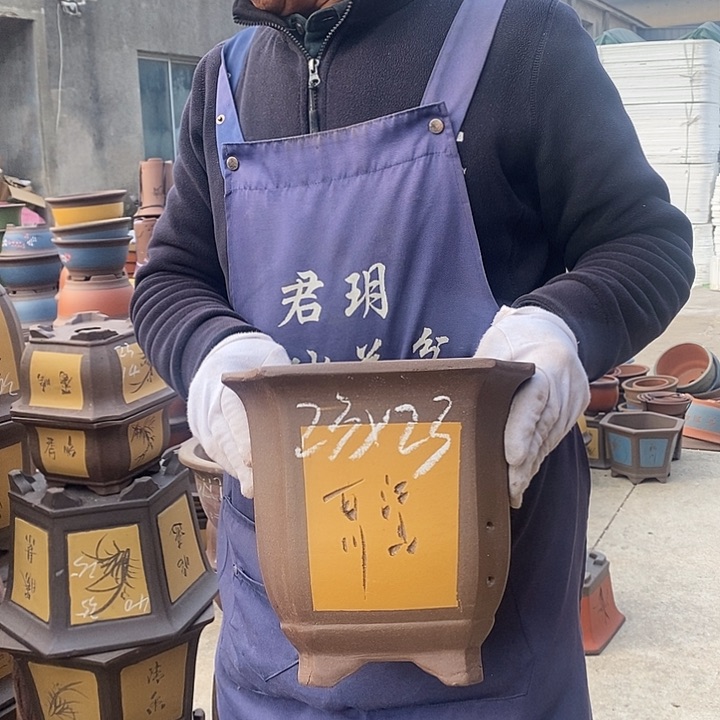 紫砂花盆紫砂花盆