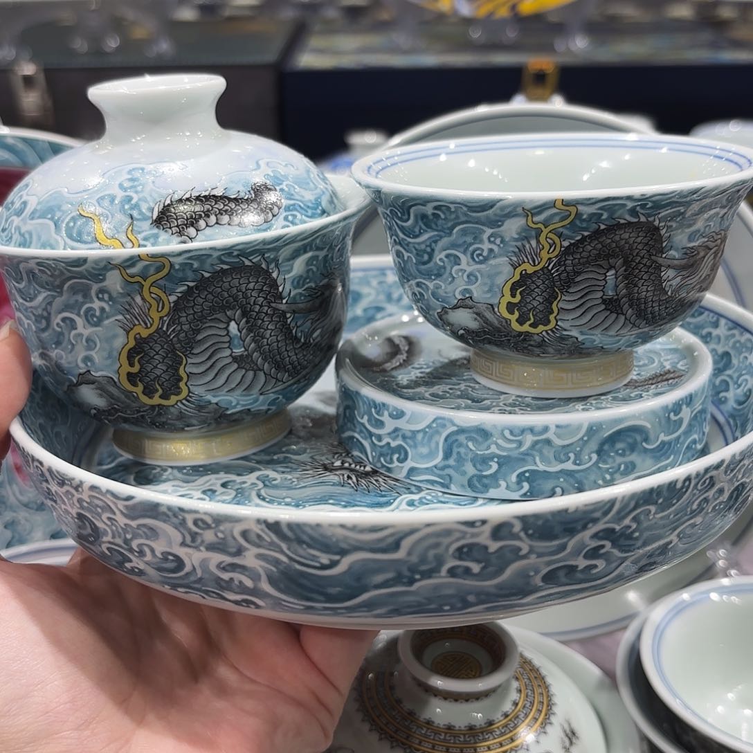 瓷片景德镇瓷器和半手