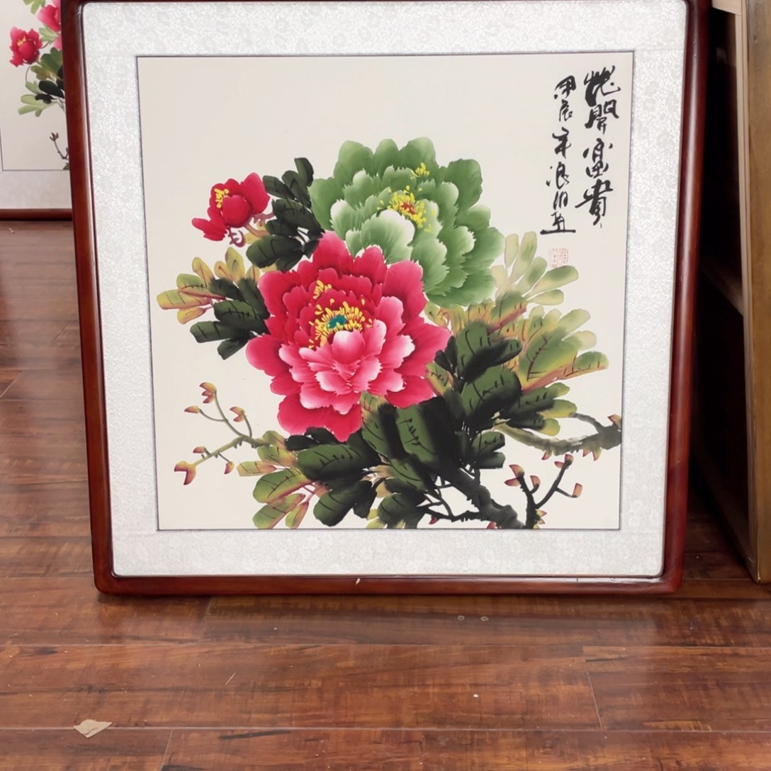 国画带框尺寸63*63厘米