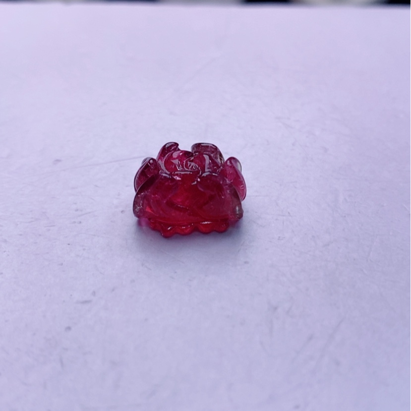 【闪购商品】碧玺牡丹花未镶嵌莺**海碧玺牡丹花