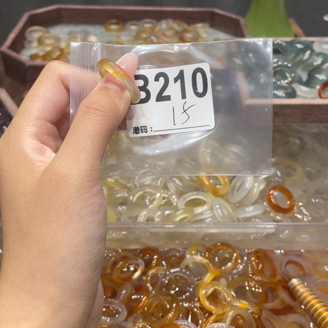 玛瑙/玉髓未镶嵌戒指210