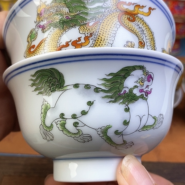 景德镇陶瓷藏式茶碗