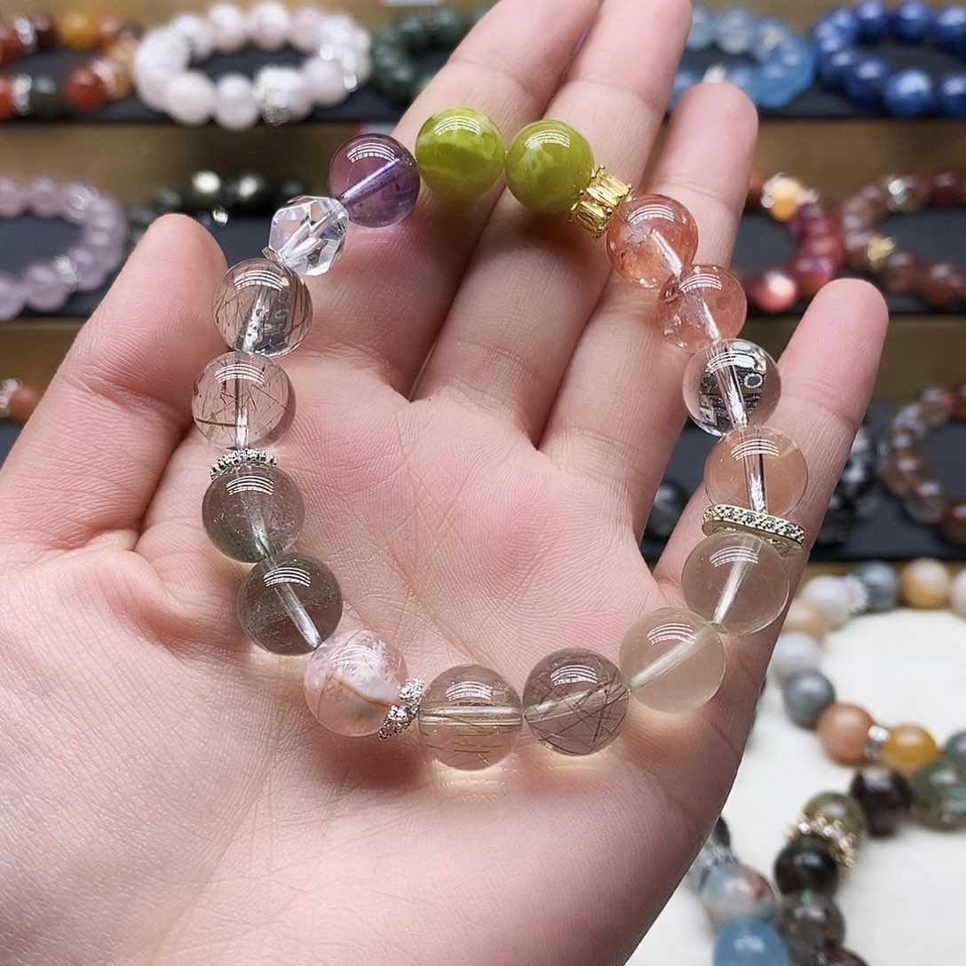 水晶手链未镶嵌多宝