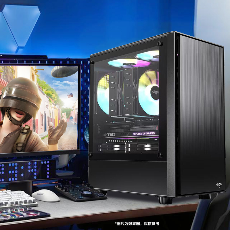 i512400F电脑组装台式机5050游戏主机配置推荐吃鸡CS2三角洲整机