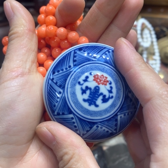 蜜安罐瓷香炉锡茶则