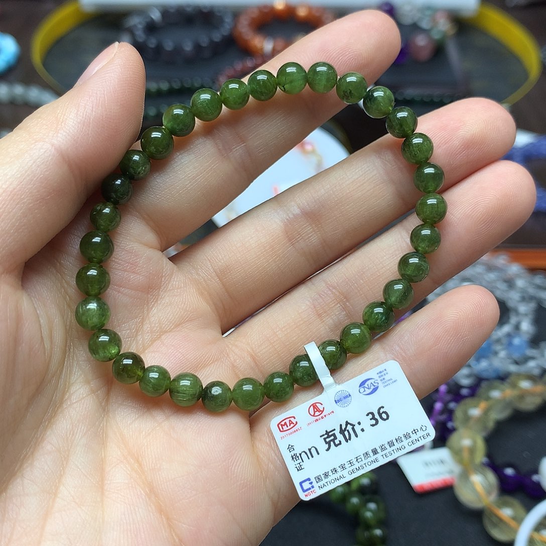 碧玺手链未镶嵌手链