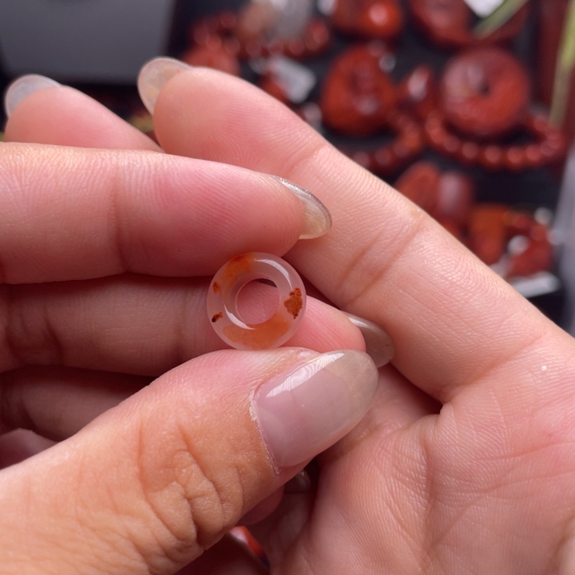【闪购商品】南红玛瑙跑环6➕未镶嵌